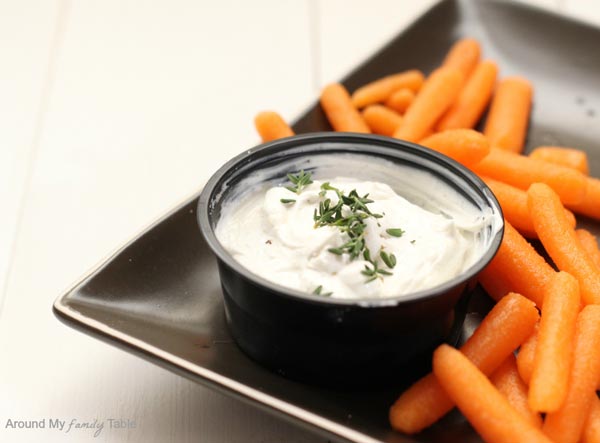 2 Ingredient Veggie Dip Recipe