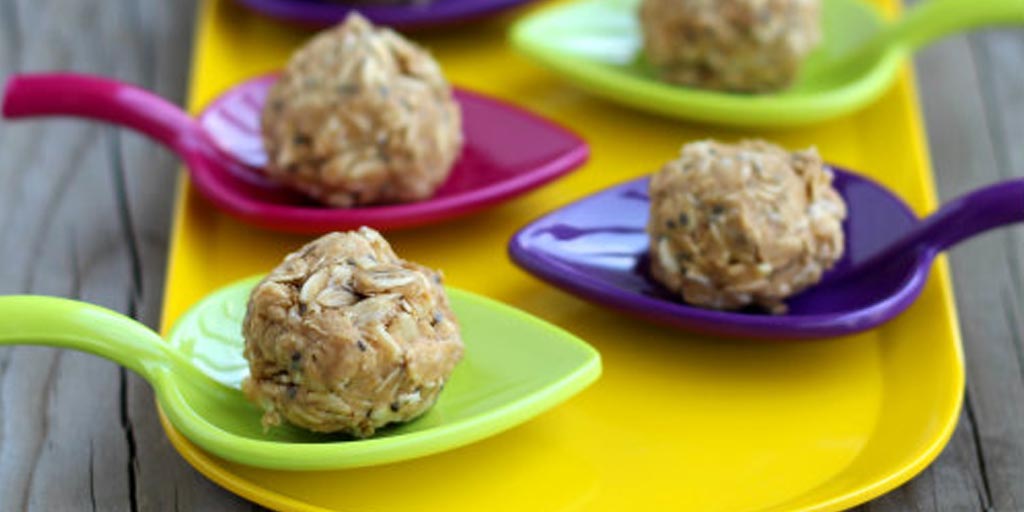 No Bake Peanut Butter Granola Bites Recipe