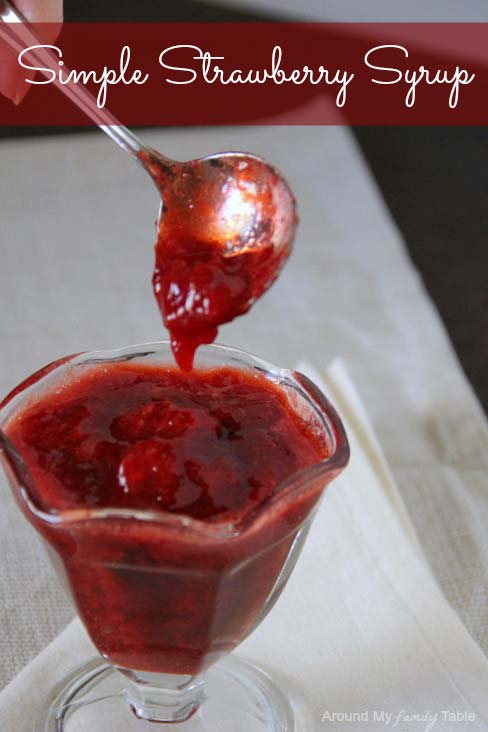 Simple Strawberry Syrup Recipe