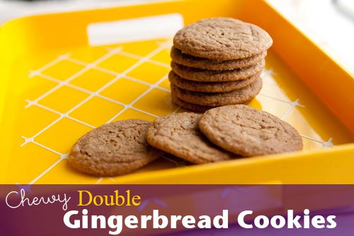 Chewy Double Gingerbread Cookies Recipe