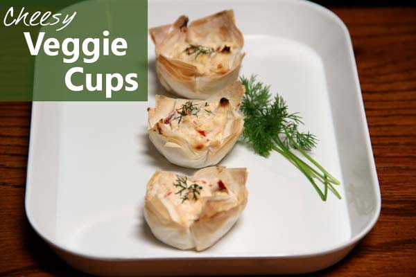 Cheesy Veggie Cups Recipe
