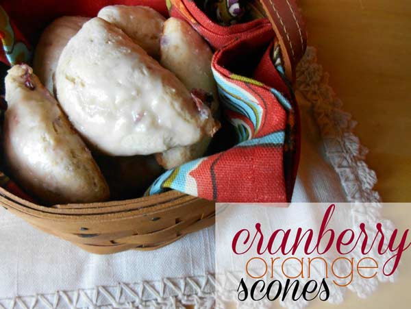 Cranberry Orange Scones  Recipe