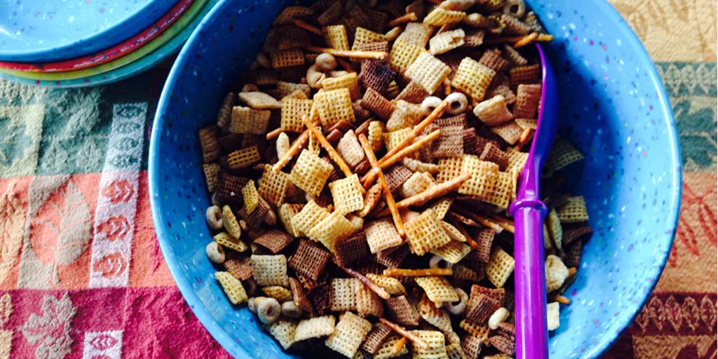 Cheery Chex Party Mix Recipe