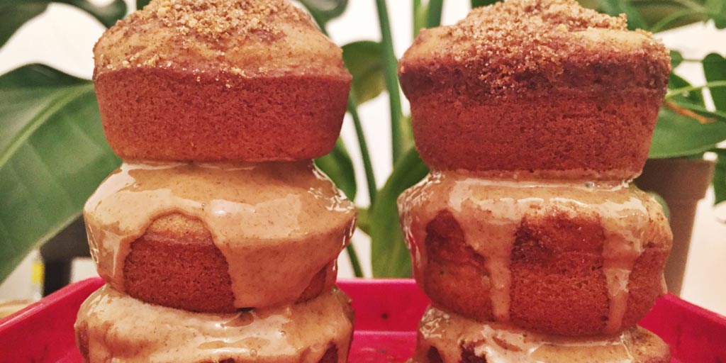 Apple Peanut Butter Crumb Muffins Recipe