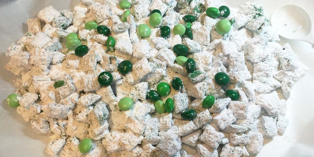 St. Particks Day Puppy Chow Recipe