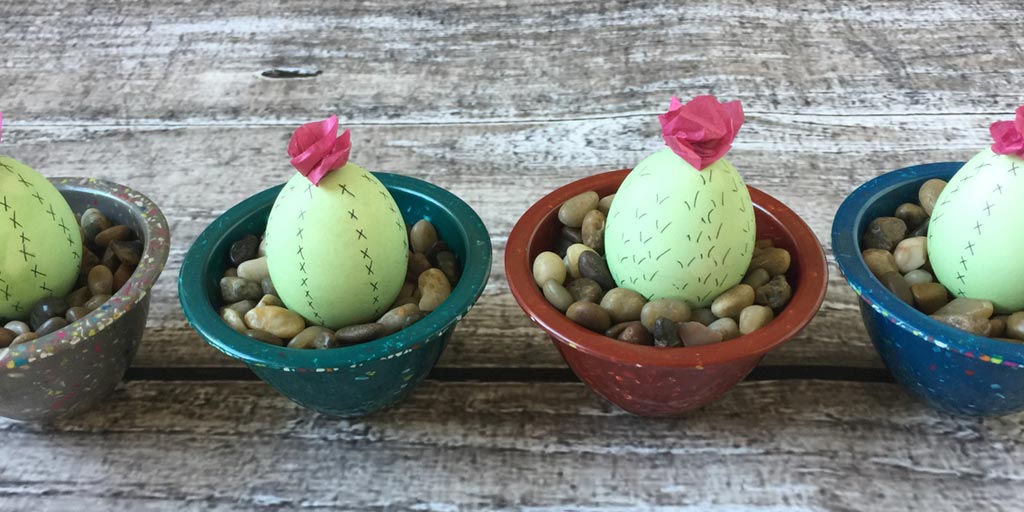 Cactus Easter Eggs