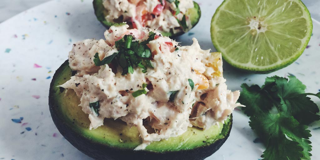 Tuna Salad Stuffed Avocado Recipe