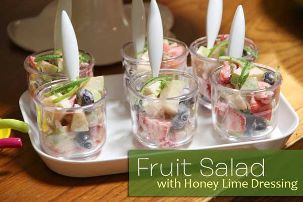 Fruit Salad with Honey Lime Dressing Recipe