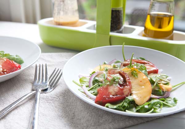 Tomato and Peach Salad Recipe