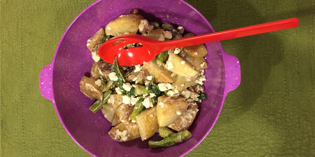 Yukon Gold Curly Kale Salad Recipe