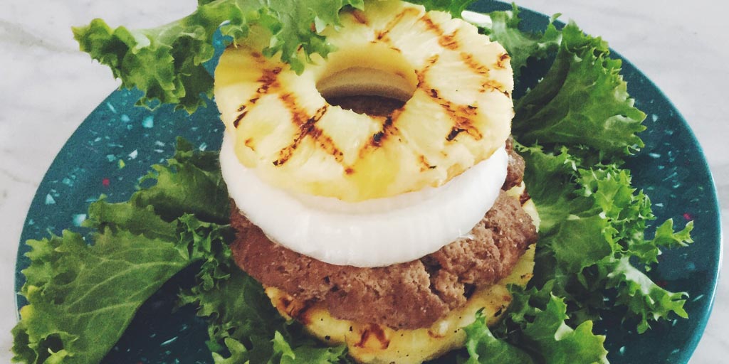 Smoky Grilled Pineapple Burgers Recipe