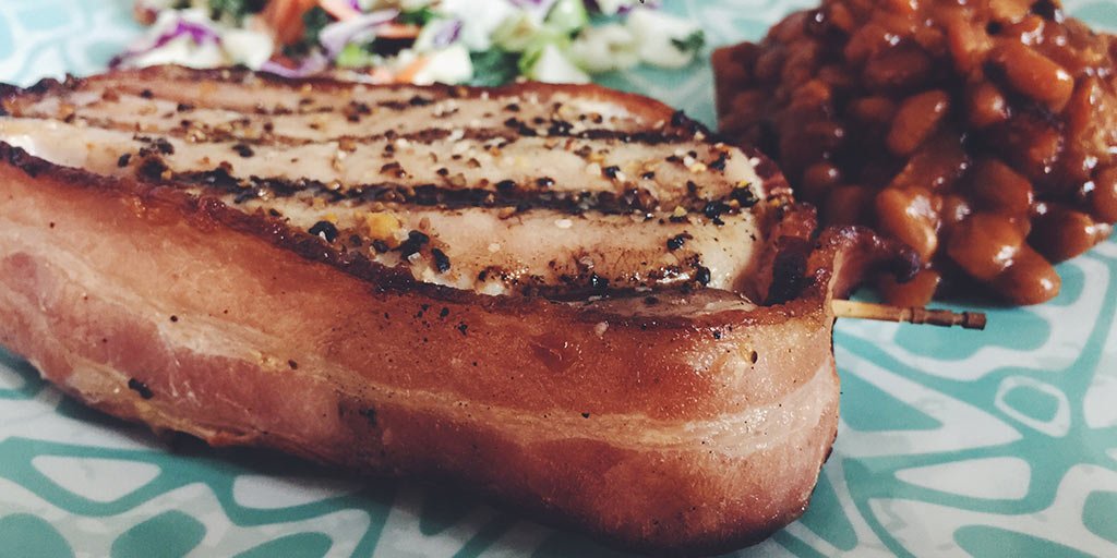 Bacon Wrapped Pork Chops Recipe