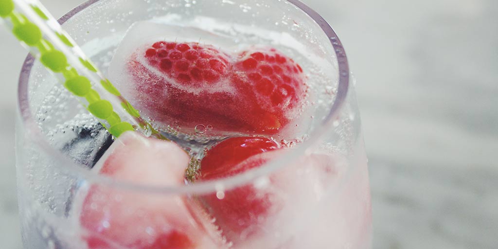 fruit ice cubes