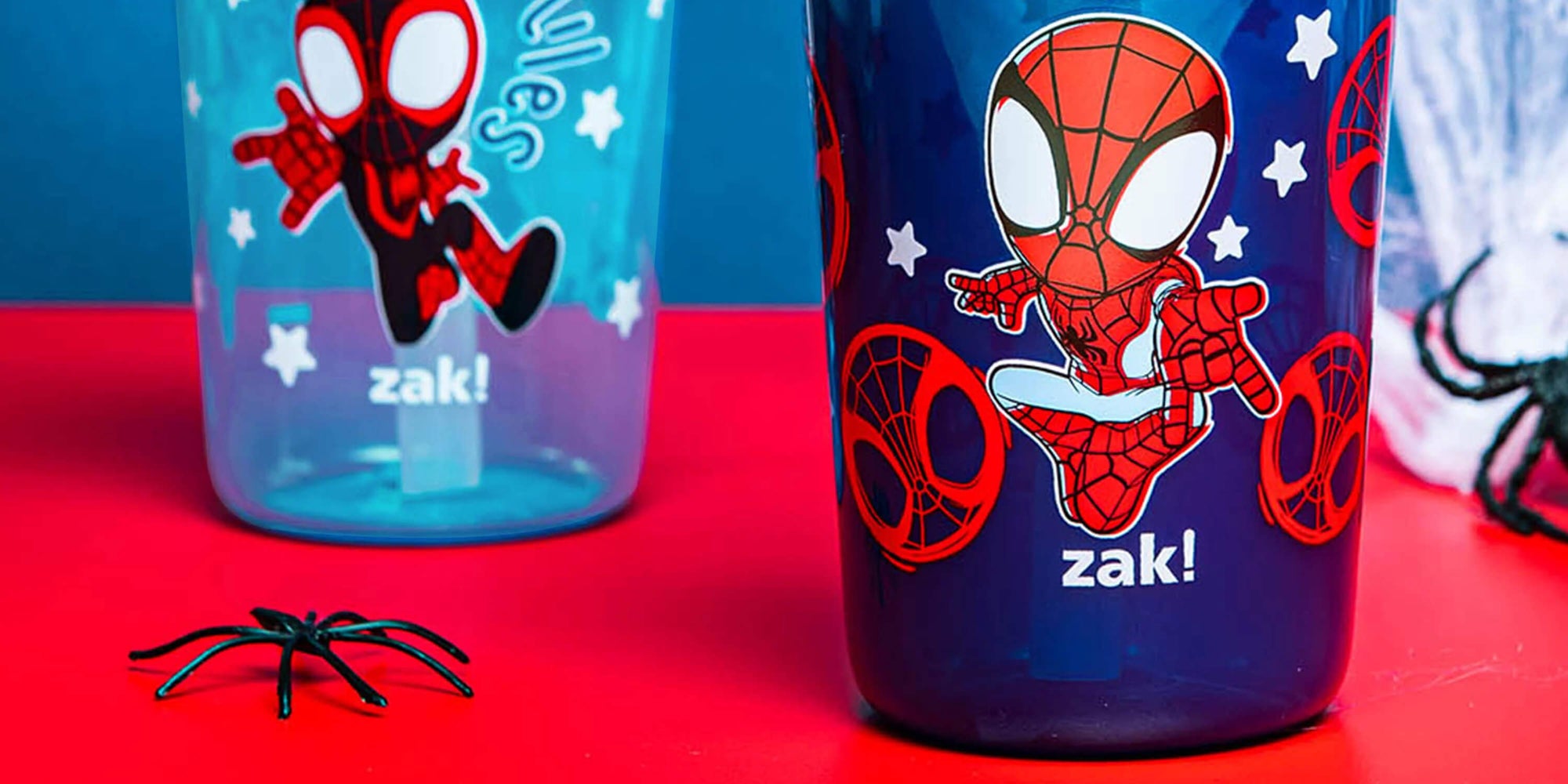 Zak Designs Kids Marvel Spiderman Water Bottles