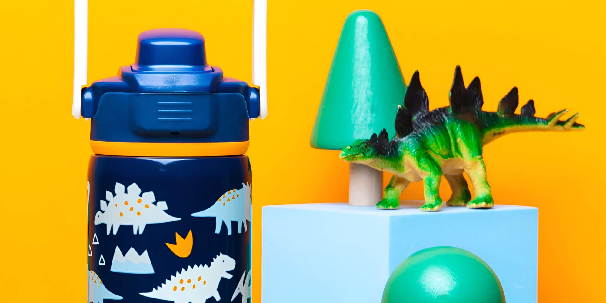 Zak Water Bottles and Tumblers with Dinosaur designs