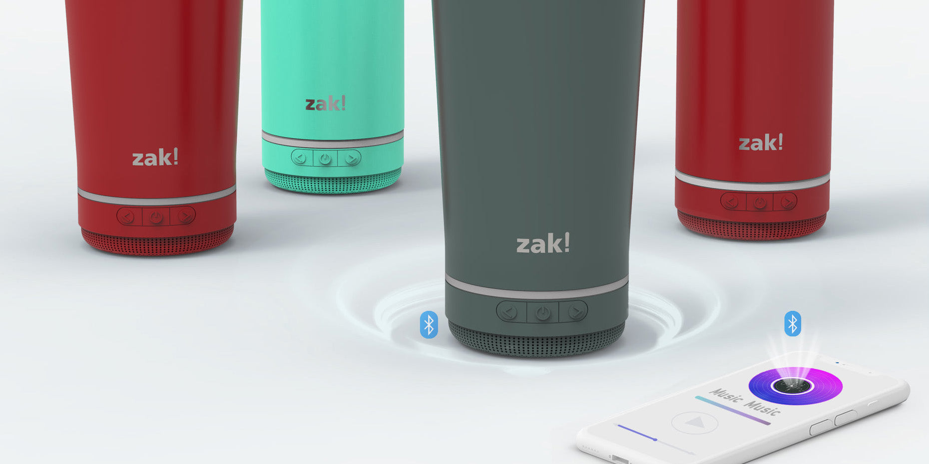 zak!play Bluetooth Drinkware