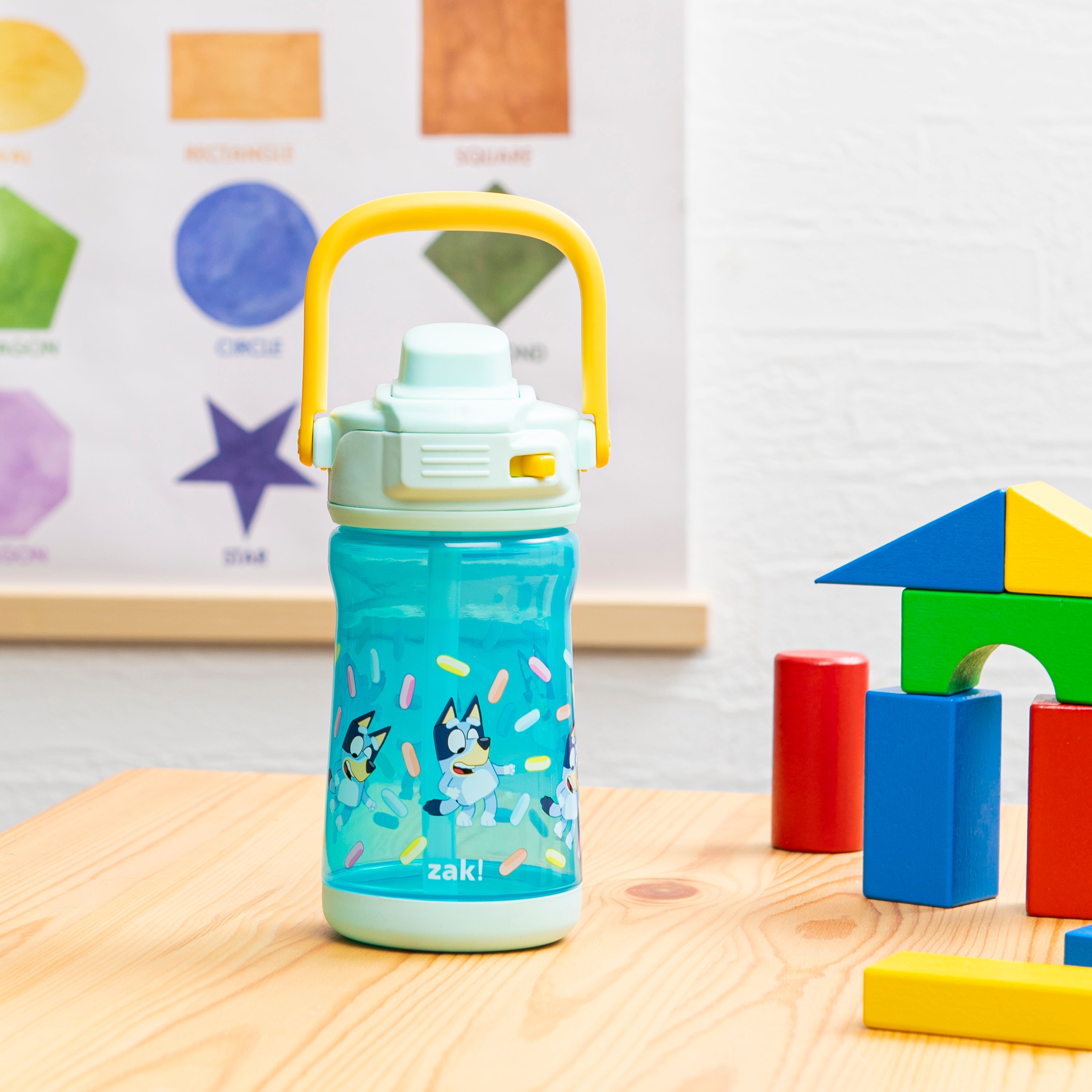 Kids Covered Spout Water Bottle - Bluey, 12 ounces – zak.com