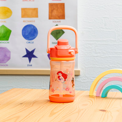 Kids Water Bottle with Lid Lock and Soft Spout - Disney Princess, 12 ounces