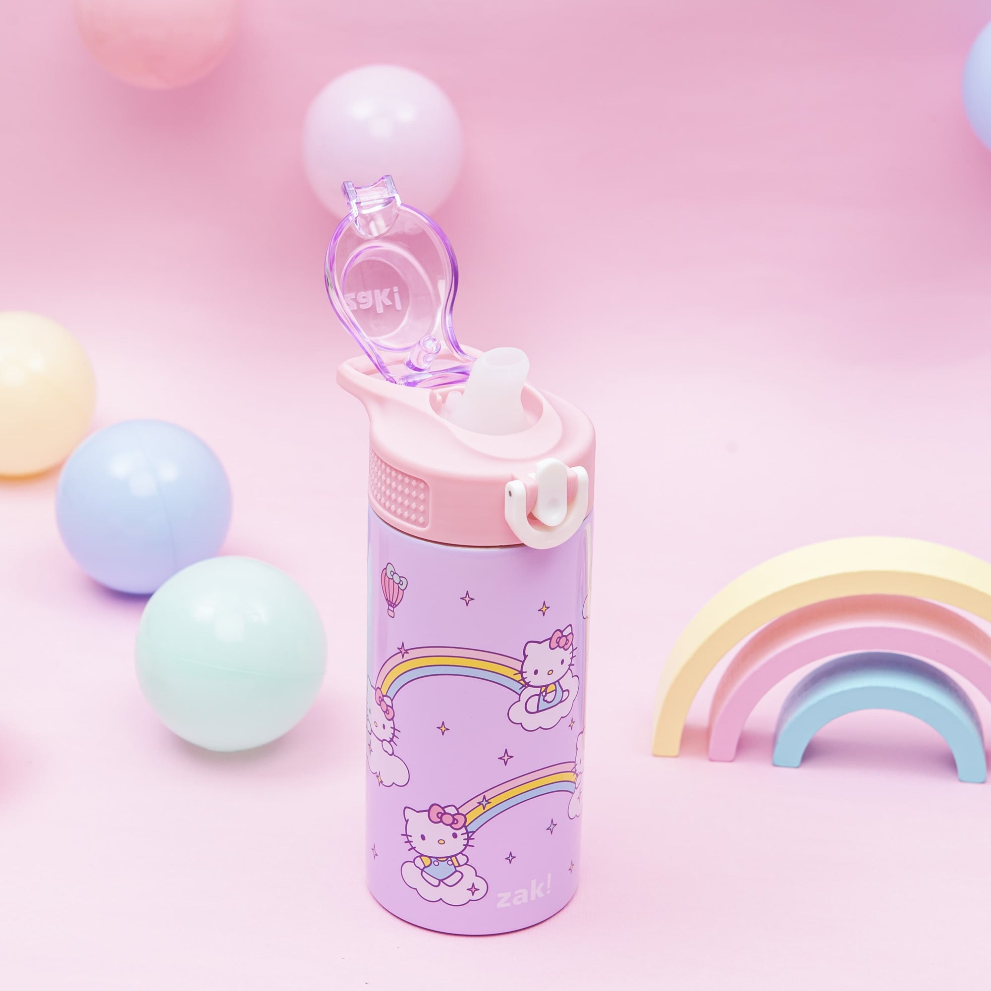Sage Kids Insulated Water Bottle - Hello Kitty, 14 ounces