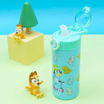 Sage Kids Insulated Water Bottle - Bluey, 14 ounces