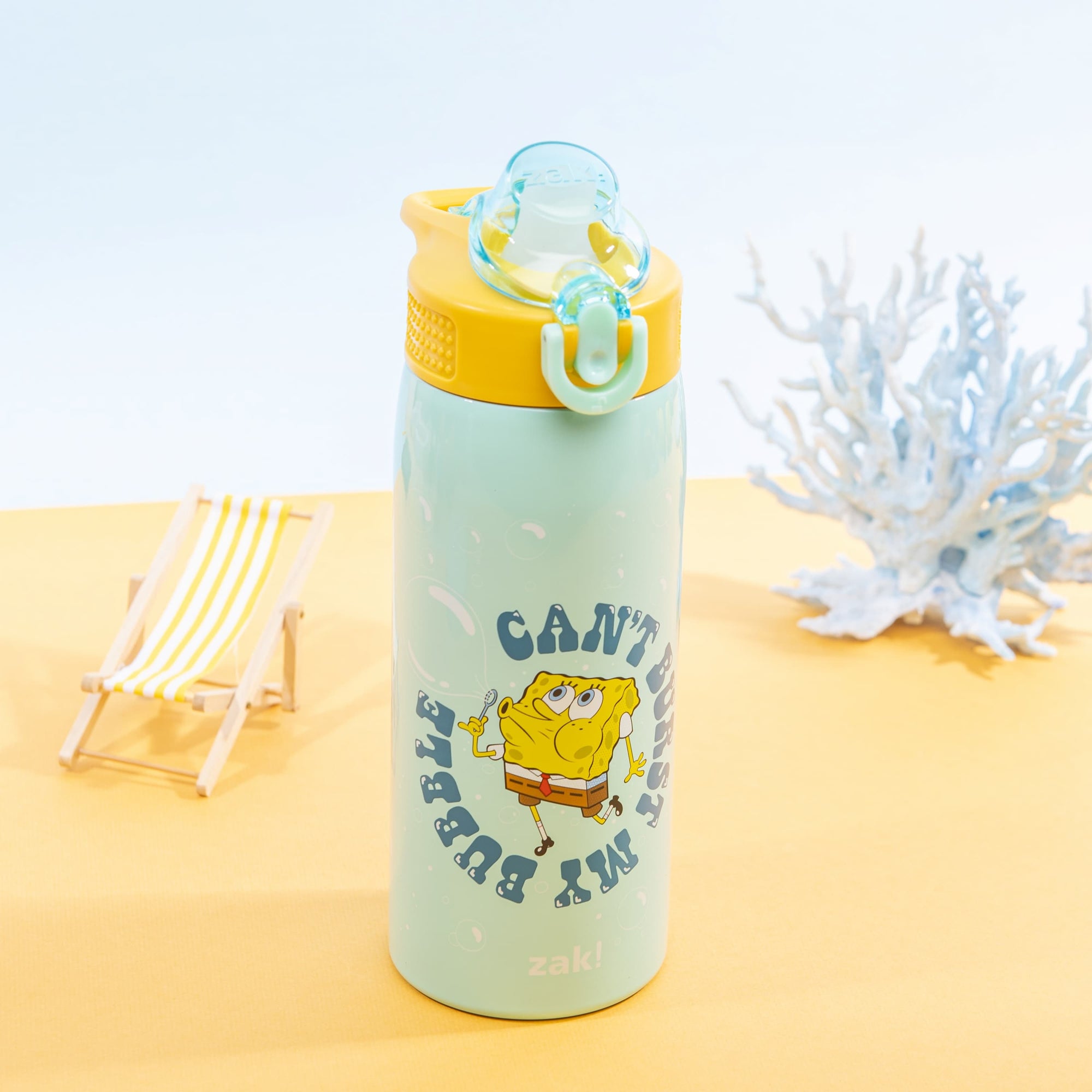Sage Kids Insulated Water Bottle - Spongebob , 19 ounces