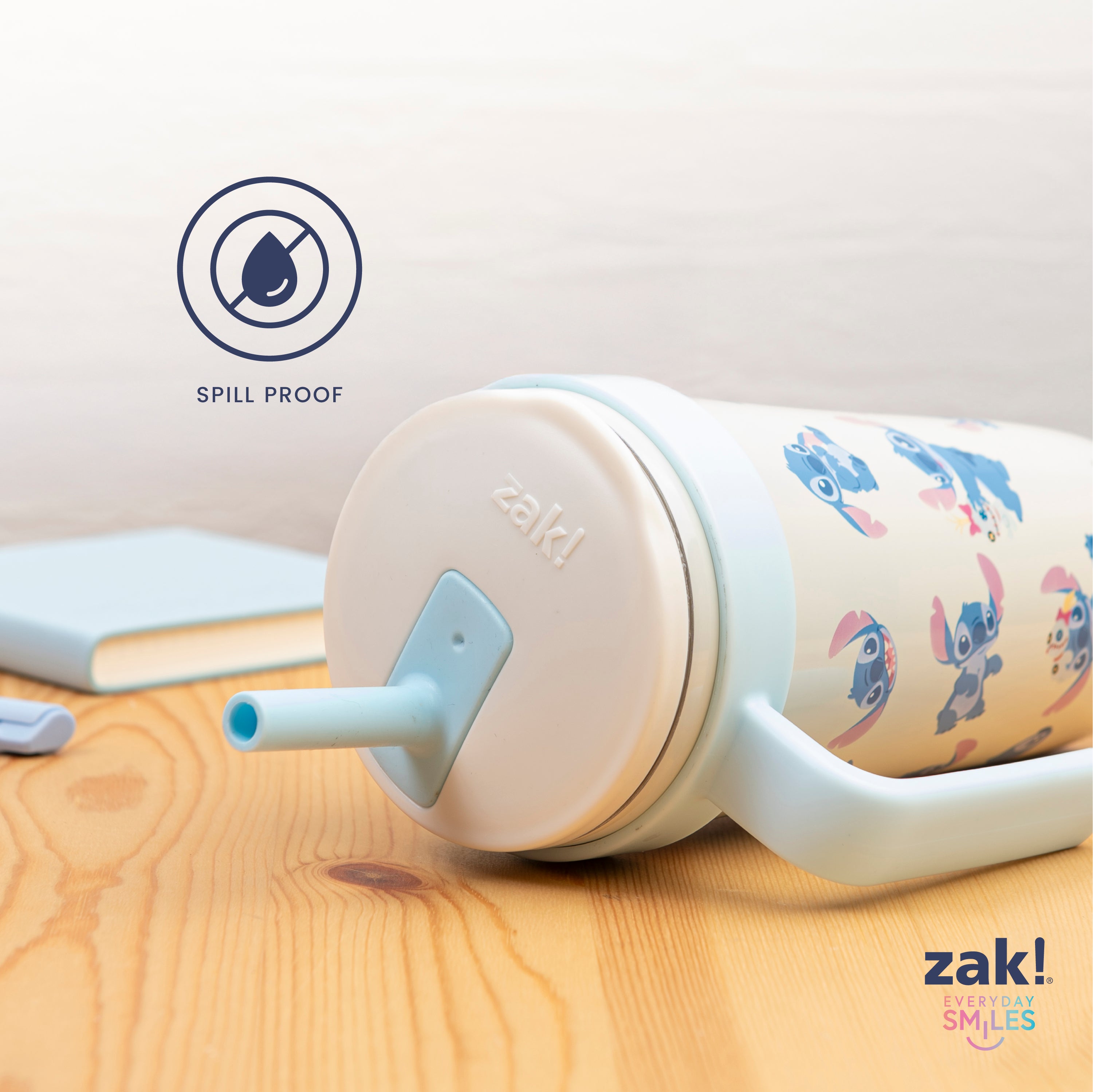 Kids Straw Tumbler with Handle - Lilo & Stitch, 18 oz. – zak.com