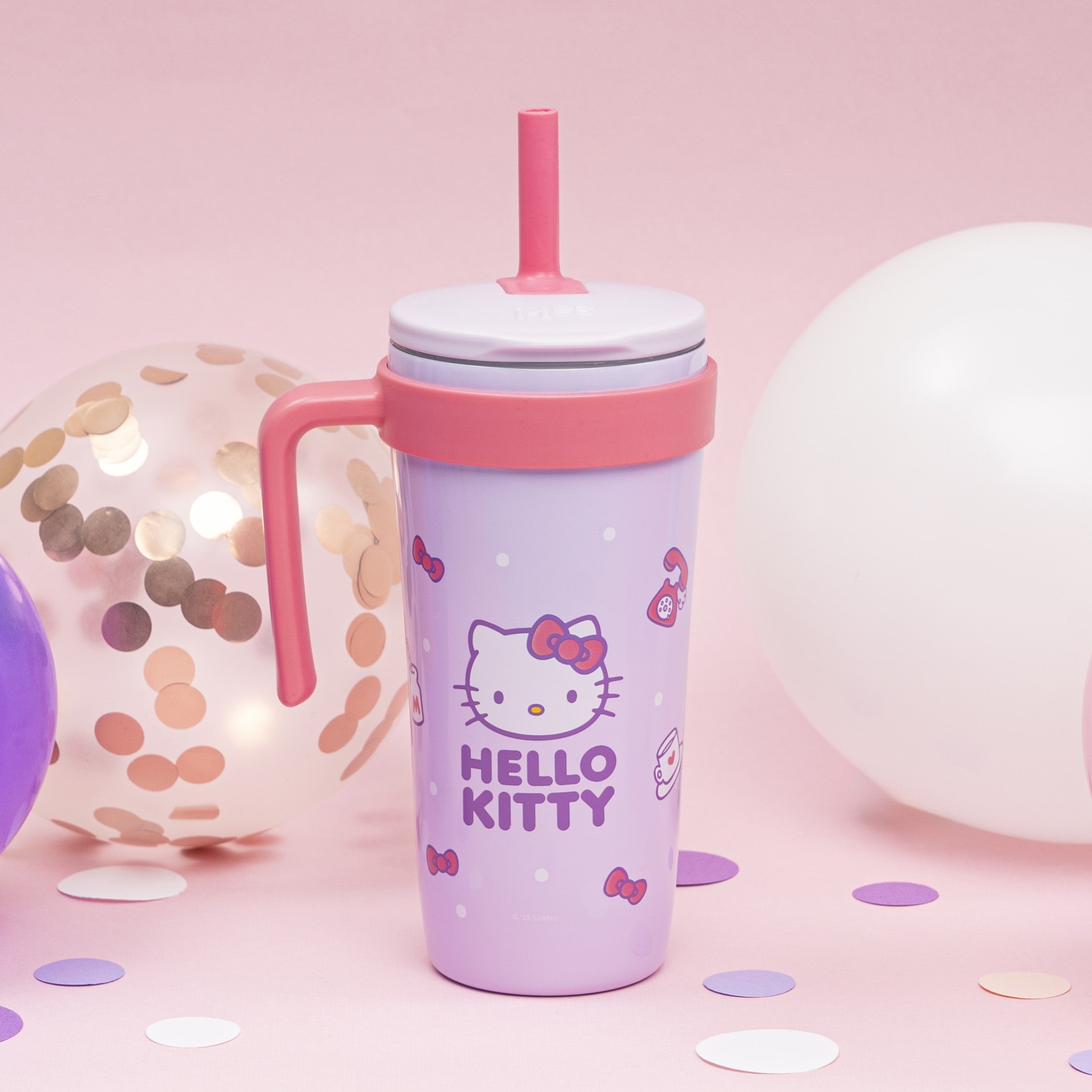 kasm♡ Kids Straw Tumbler with Handle - Hello Kitty, 18 oz. – zak.com