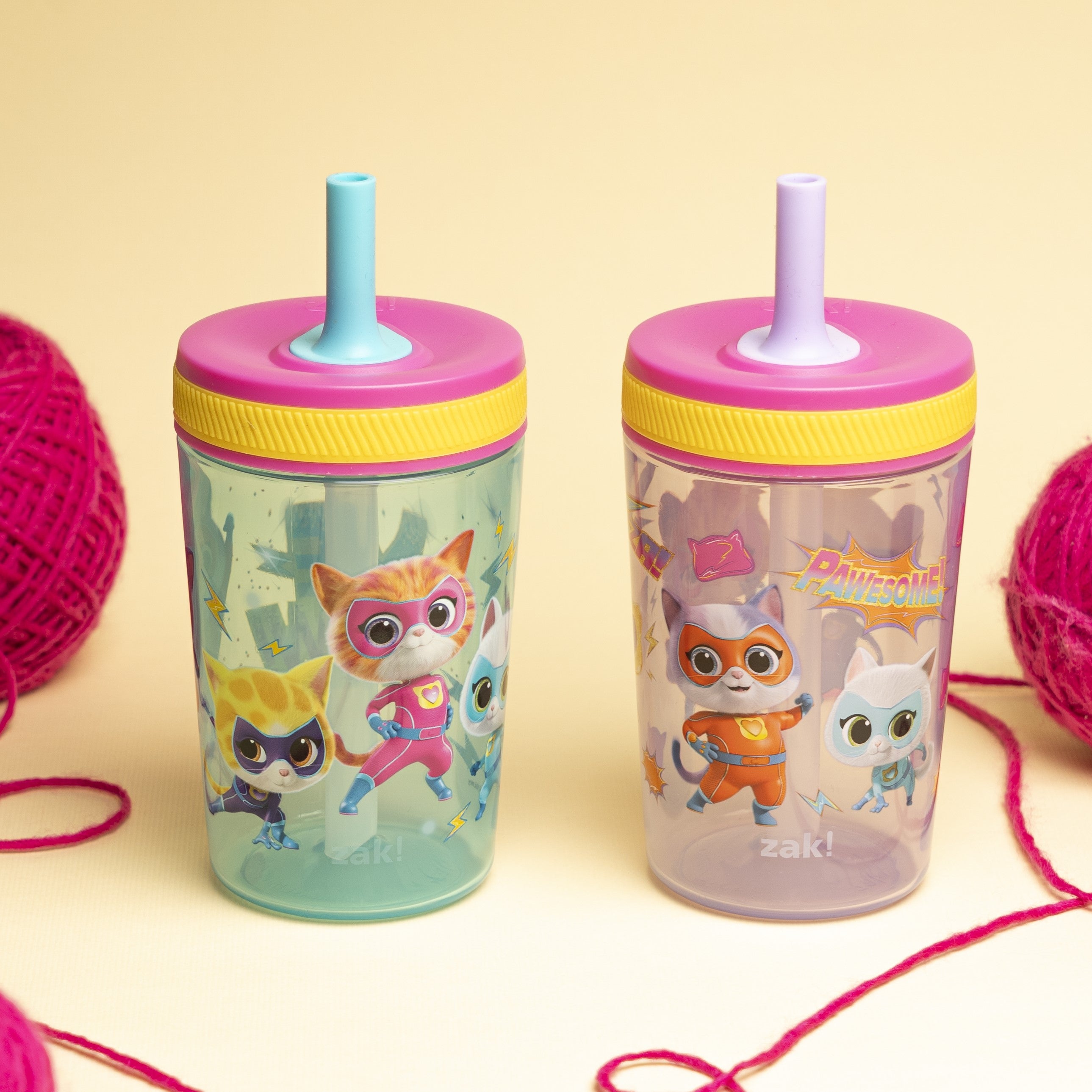 Leakproof Kids Tumblers - Super Kitties, 15 oz. – zak.com