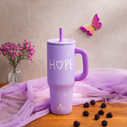 Sutton Insulated Straw Tumbler Shine Bright - Hope, 40 ounces