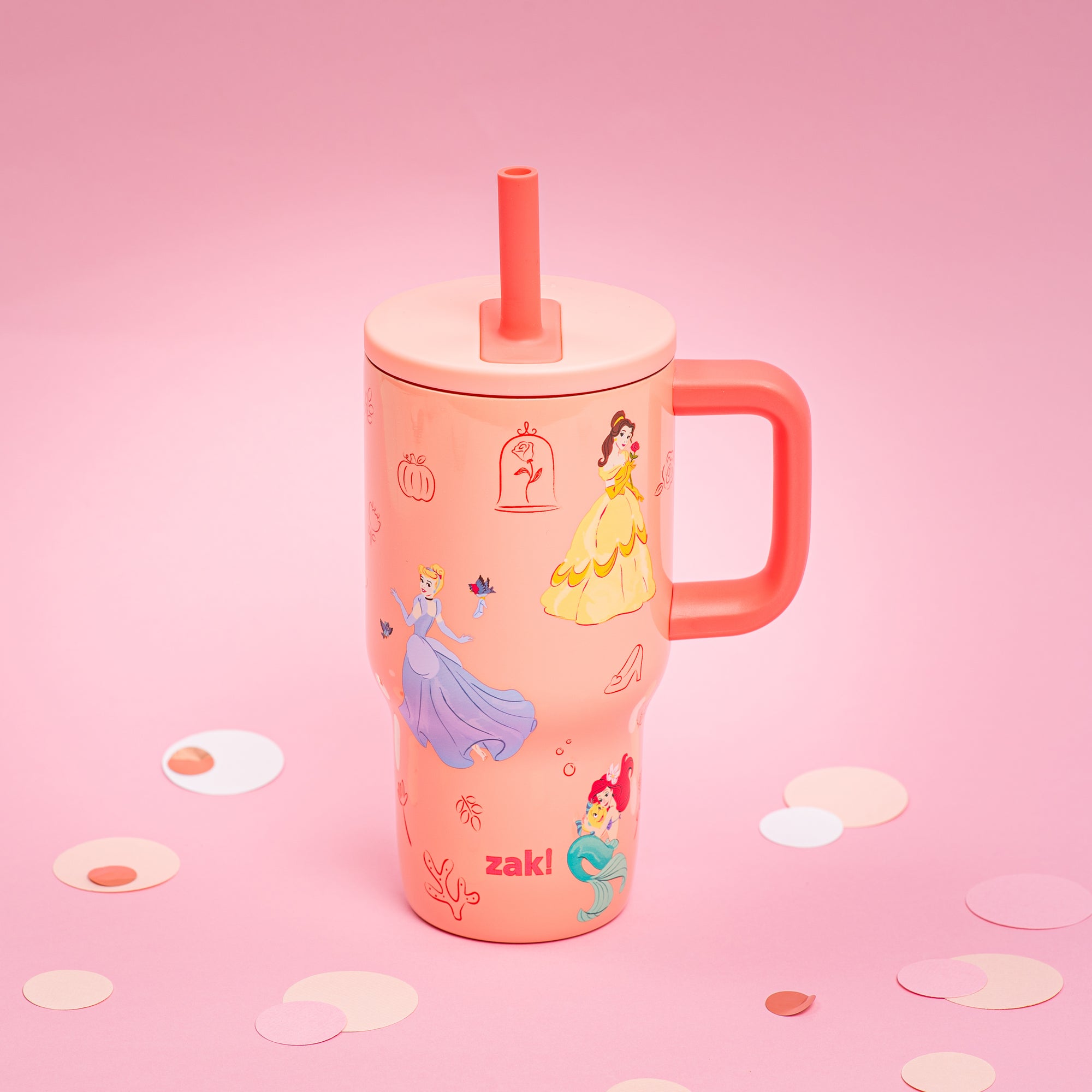 Fairway Kids Insulated Straw Tumbler - Disney Princess, 16 ounces