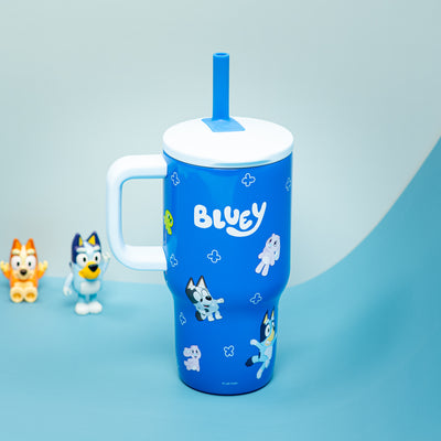 Fairway Kids Insulated Straw Tumbler - Bluey, 16 ounces