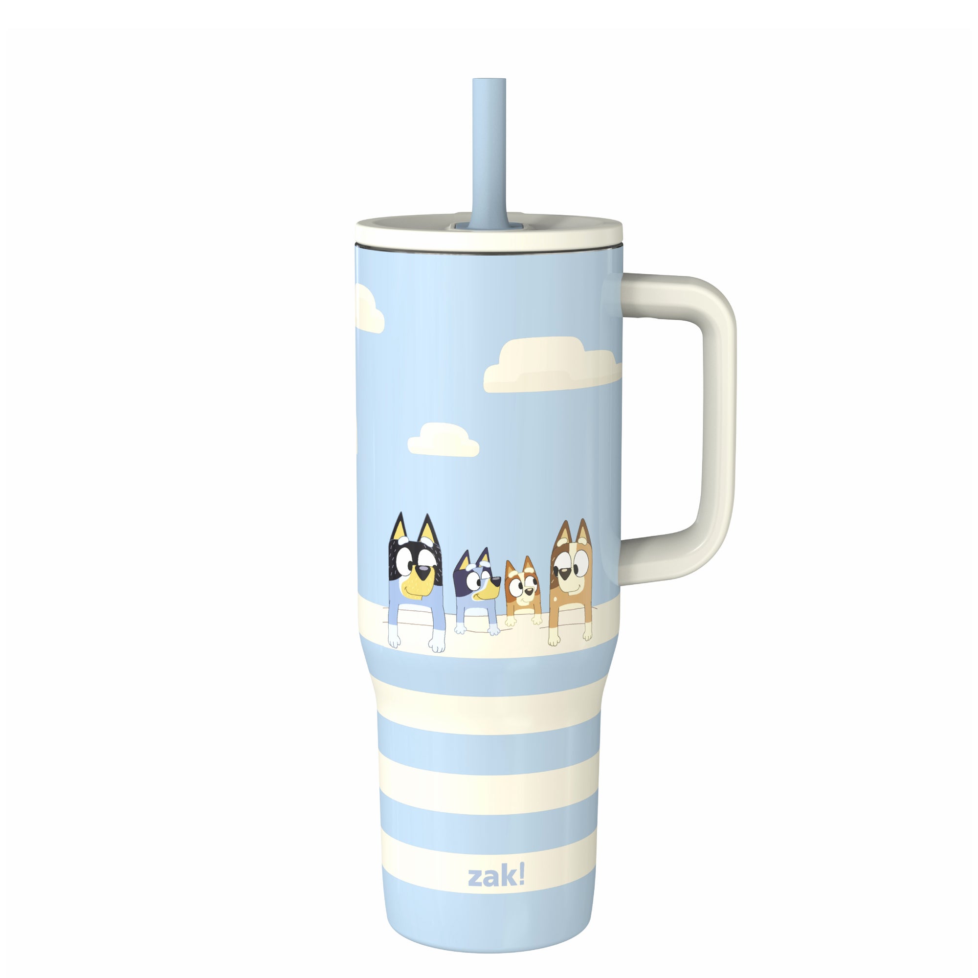 Sutton Insulated Straw Tumbler with Splash-Proof Lid - Bluey, 30 ounces