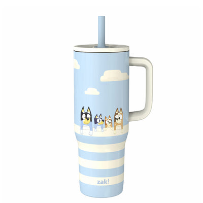 Sutton Insulated Straw Tumbler with Splash-Proof Lid - Bluey, 30 ounces