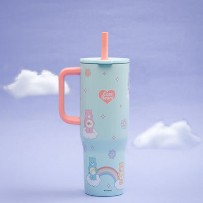 Sutton Insulated Straw Tumbler with Splash-Proof Lid - Care Bears, 30 ounces