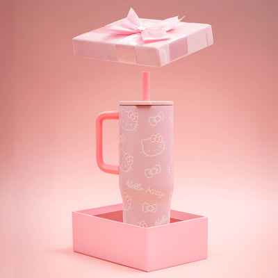 Sutton Insulated Straw Tumbler with Splash-Proof Lid - Hello Kitty, 30 ounces