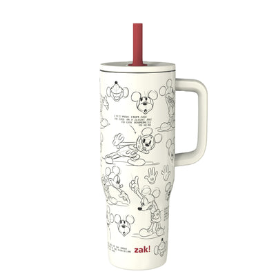 Sutton Insulated Straw Tumbler with Splash-Proof Lid - Mickey Mouse, 30 ounces