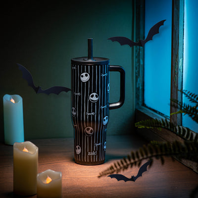 Sutton Insulated Straw Tumbler with Splash-Proof Lid - The Nightmare Before Christmas, 30 ounces