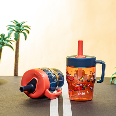 Disney Cars Capri Toddler Leak Proof Tumbler Set with Handle