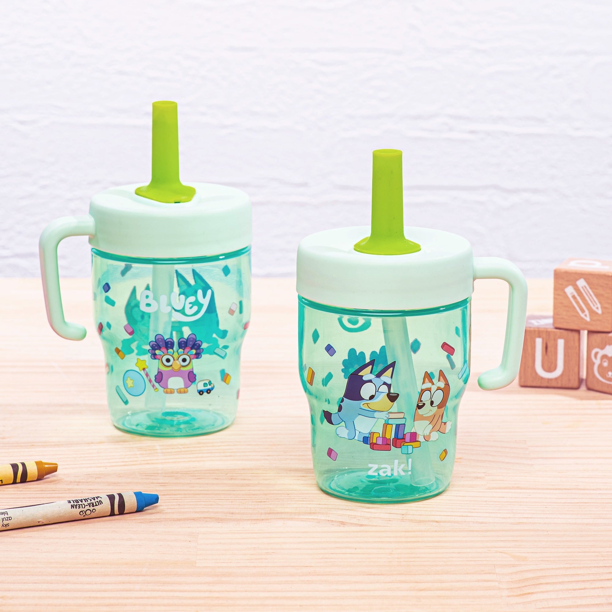 Bluey Capri Toddler Leak Proof Tumbler Set with Handle