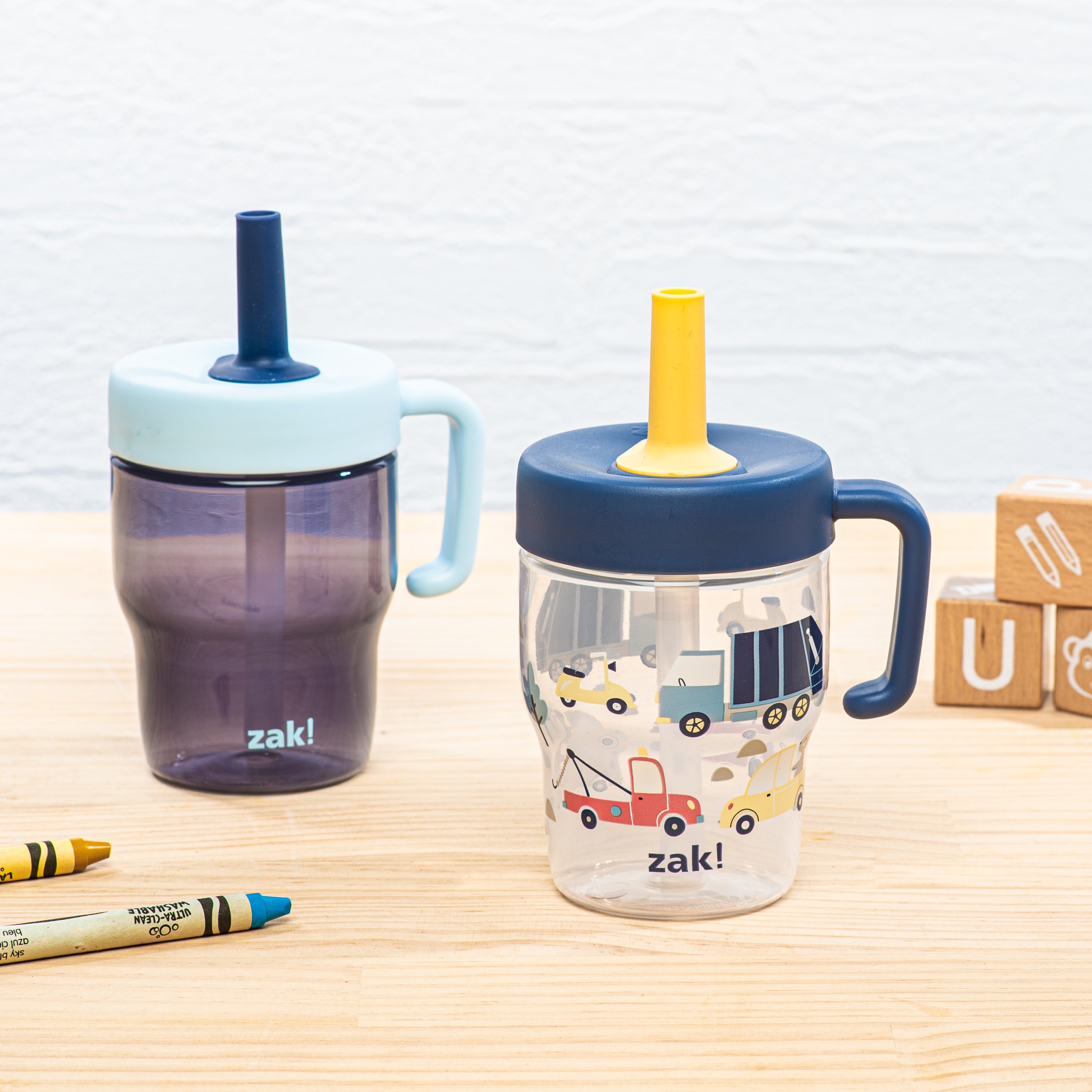 Wheels Capri Toddler Leak Proof Tumbler Set with Handle