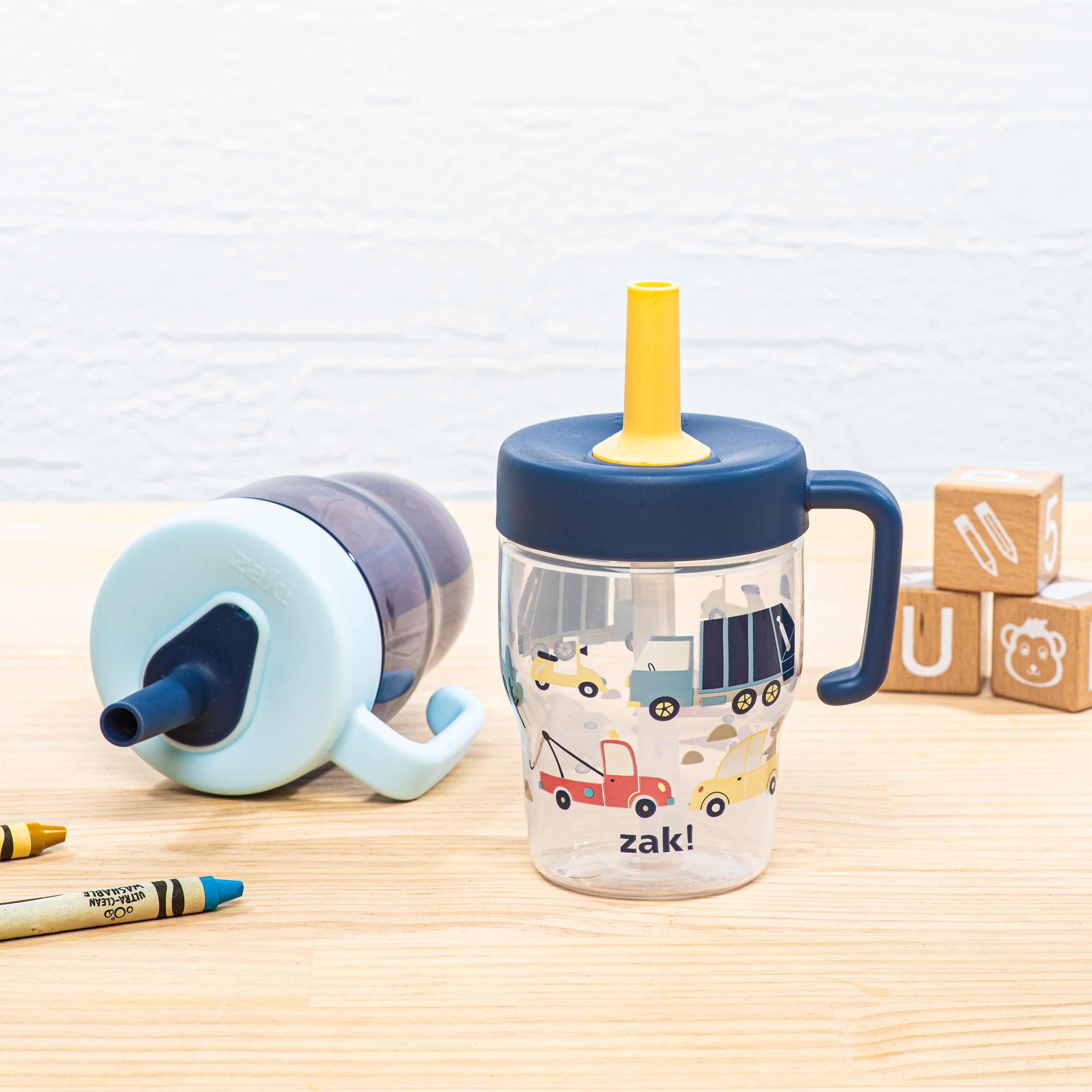 Leakproof Toddler Tumbler Set - Wheels, 10 oz. – zak.com