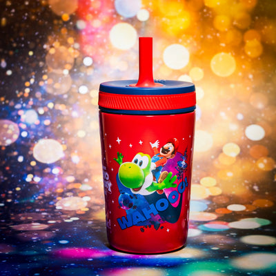 Super Mario Bros. Kelso Kids Insulated Straw Tumbler - 12 Ounces