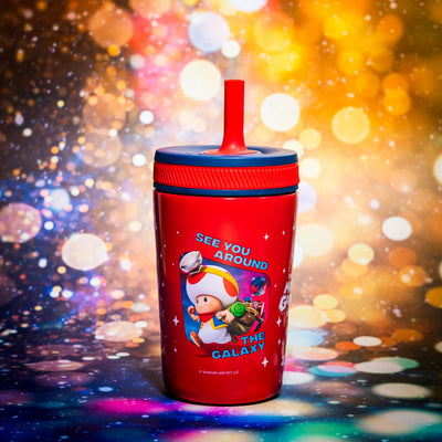Super Mario Bros. Kelso Kids Insulated Straw Tumbler - 12 Ounces