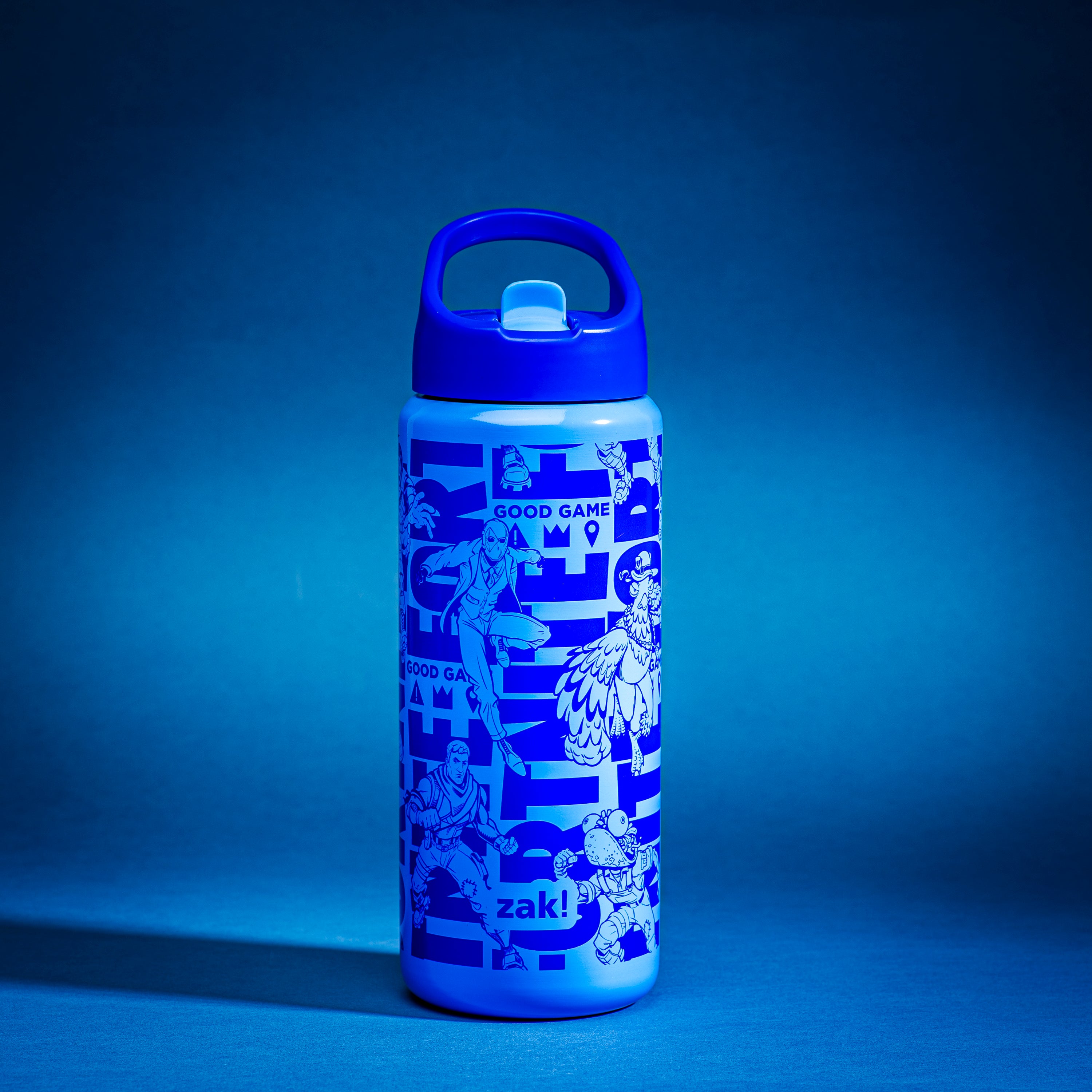 Kids Stainless Steel Fortnite Bottle with Leak-Proof Spout