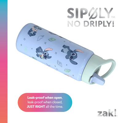 Kids Stainless Steel Lilo & Stitch Bottle with Leak-Proof Spout