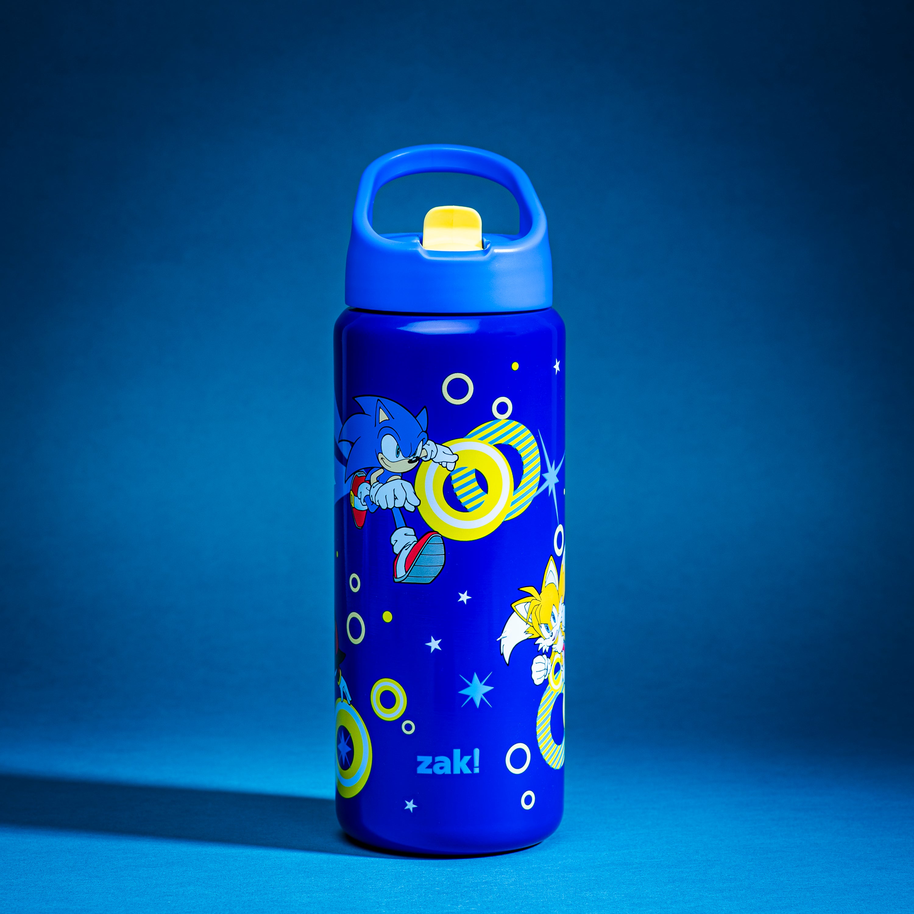 Kids Stainless Steel Sonic the Hedgehog Bottle with Leak-Proof Spout