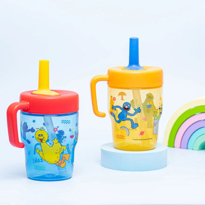 Sesame Street Capri Toddler Leak Proof Tumbler Set with Handle