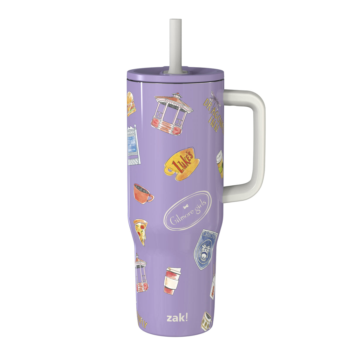 Sutton Insulated Straw Tumbler with Splash-Proof Lid - Gilmore Girls, 30 ounces
