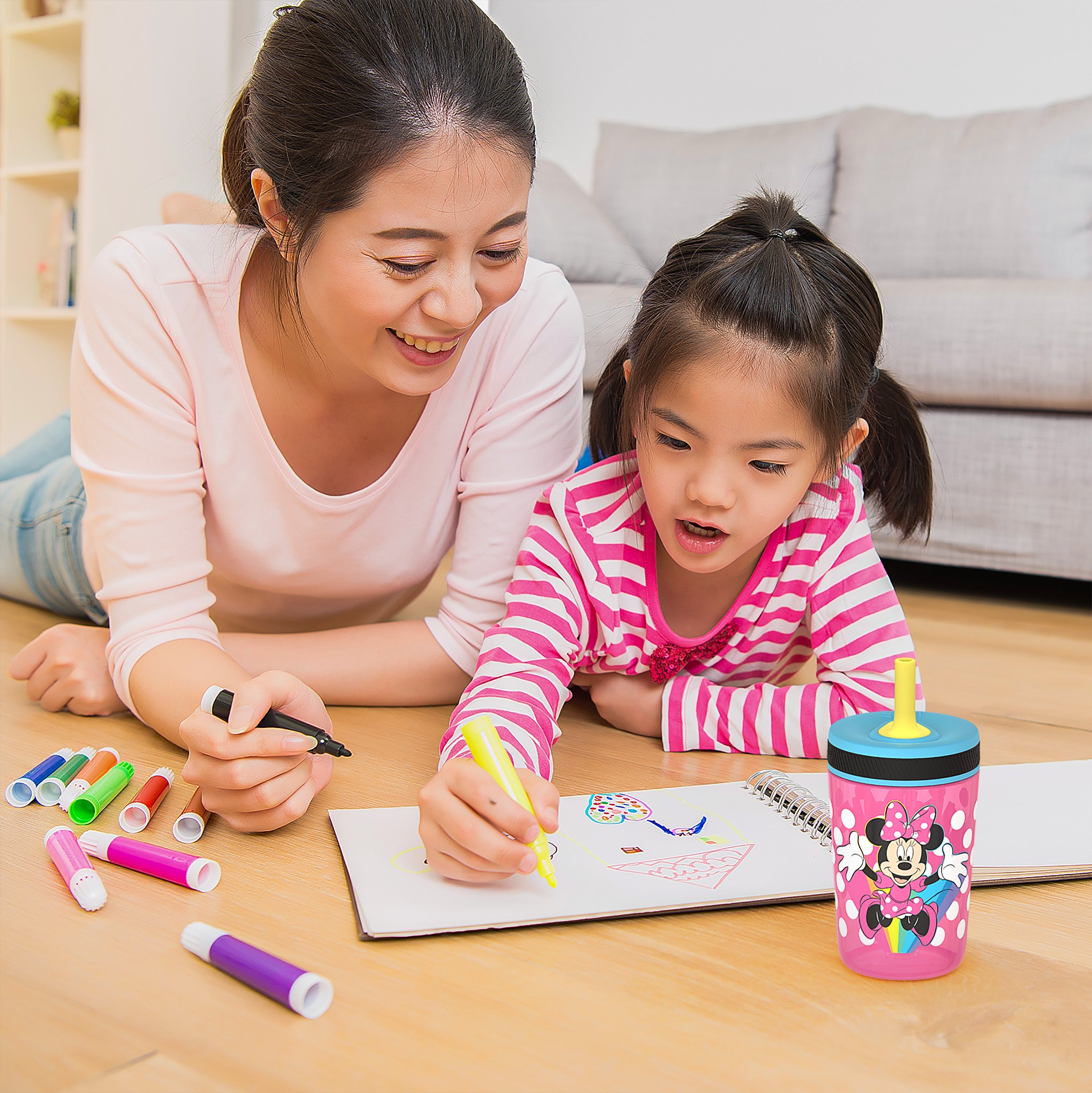 Disney Minnie Mouse Kelso Kids Leak Proof Tumbler with Lid and Straw