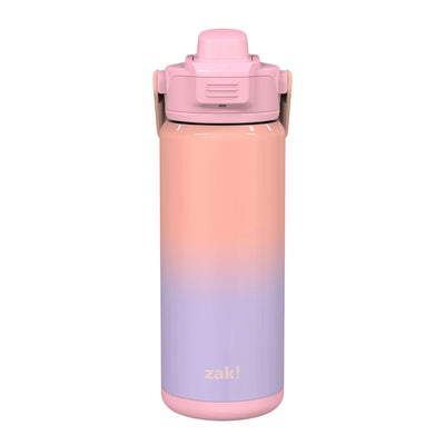Beacon Stainless Steel Insulated Kids Water Bottle with Covered Spout - Ombre Lavendar, 20 Ounces